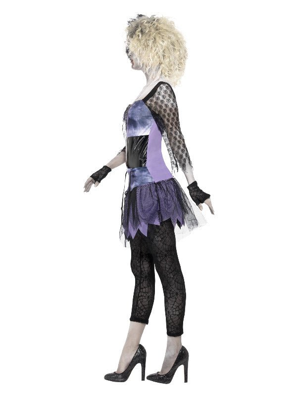 Zombie 80s Wild Child Costume, Black - Adult Weekender