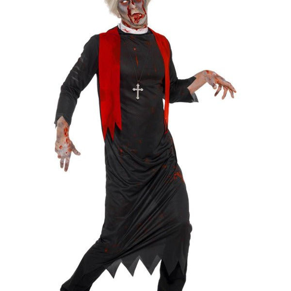 Zombie High Priest Costume, Black - Adult Weekender