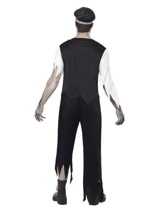 Zombie Policeman Costume, Black - Adult Weekender