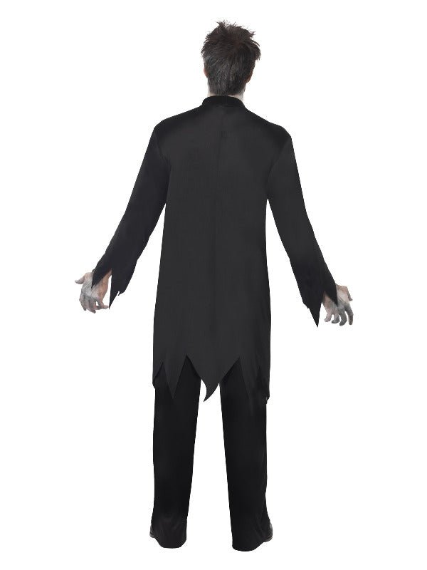 Zombie Priest Costume, Black - Adult Weekender