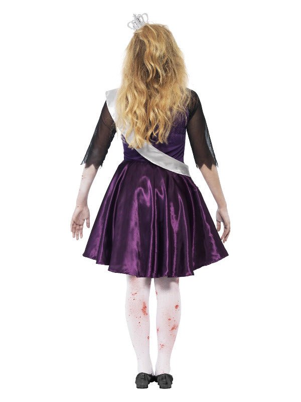 Zombie Prom Queen Costume, Purple - Adult Weekender