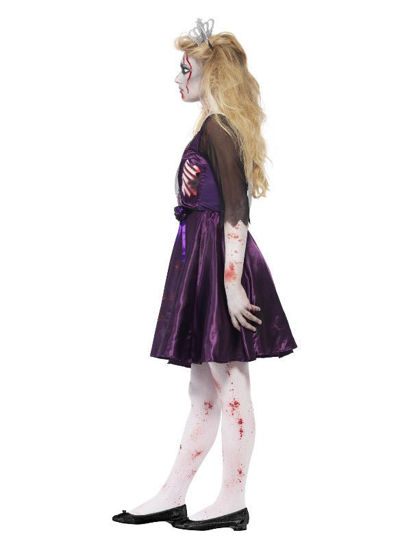Zombie Prom Queen Costume, Purple - Adult Weekender